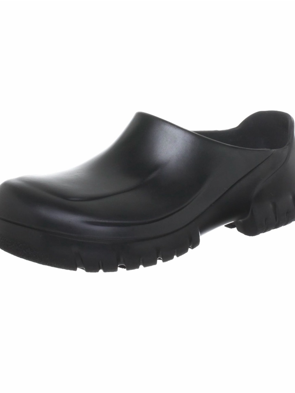 Birkenstock Black Slip-On Clog with Lug Sole